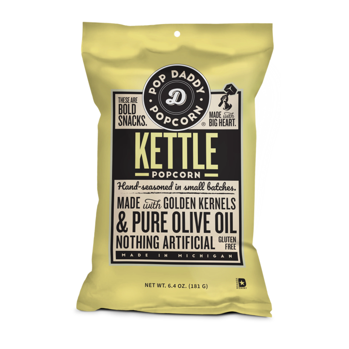 Pop Daddy Popcorn 6oz Fetterman's Deli • Coffee • Kombucha • Ice